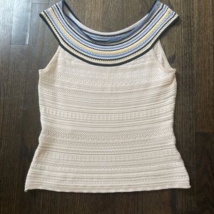 White House Black Market sleeveless sweater